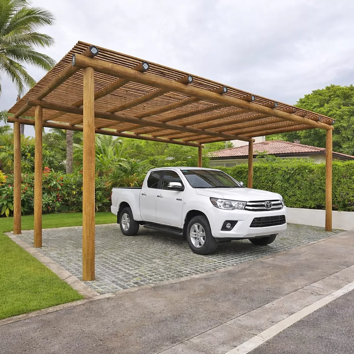 Pergolados de Eucalipto Tratado