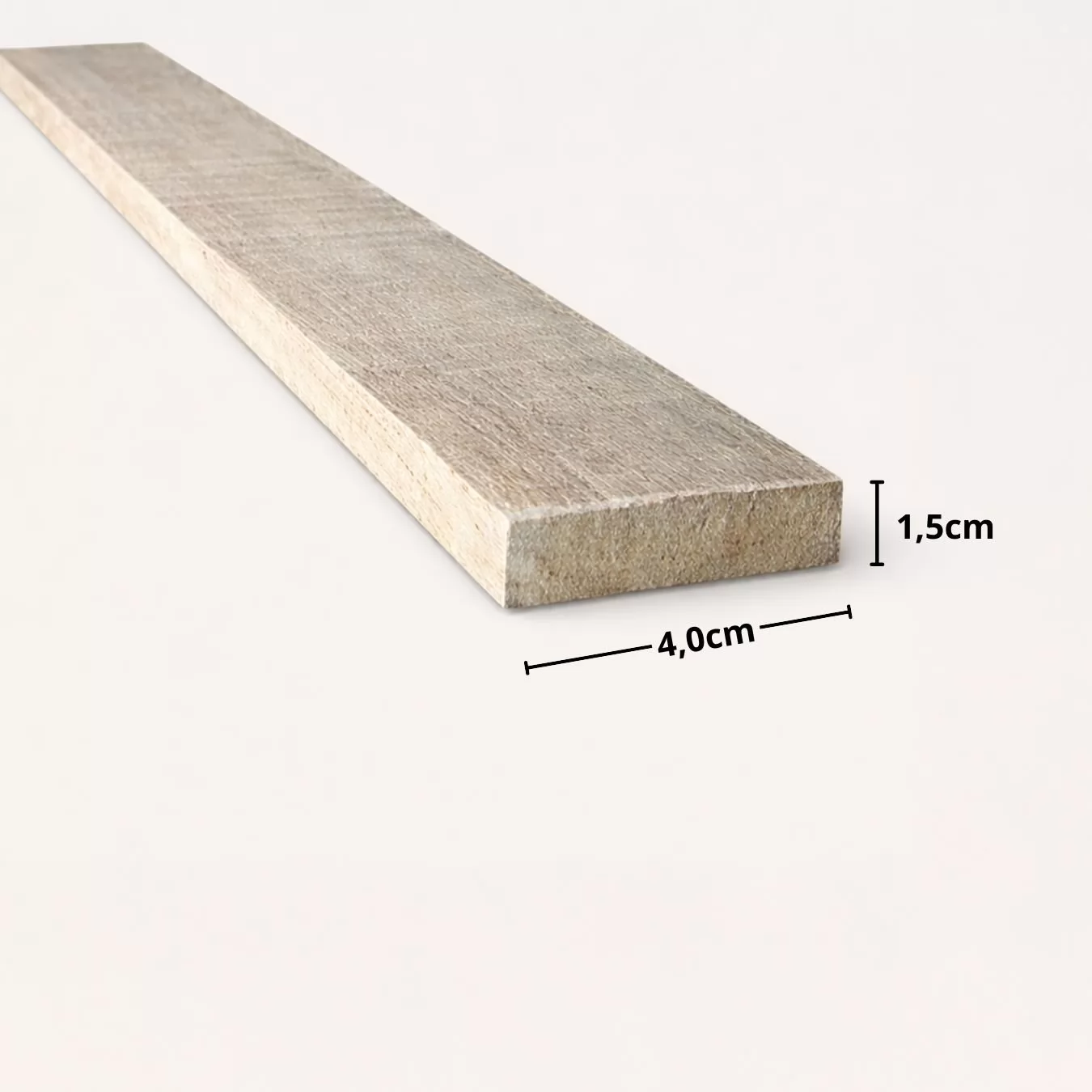 Ripa 4 x 1,5 cm de Eucalipto Tratado